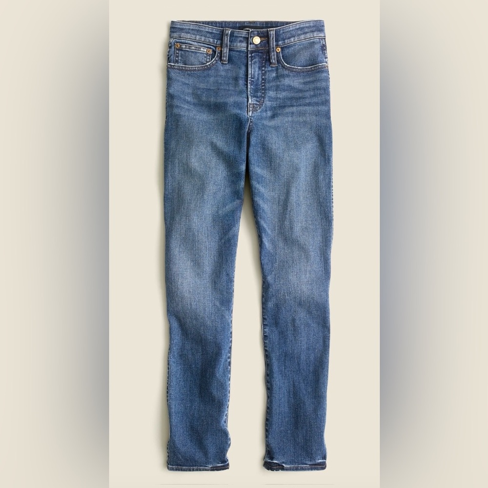 Like new J. Crew Curvy Vintage Slim-straight Jean in Warm Surf Wash Sz 29